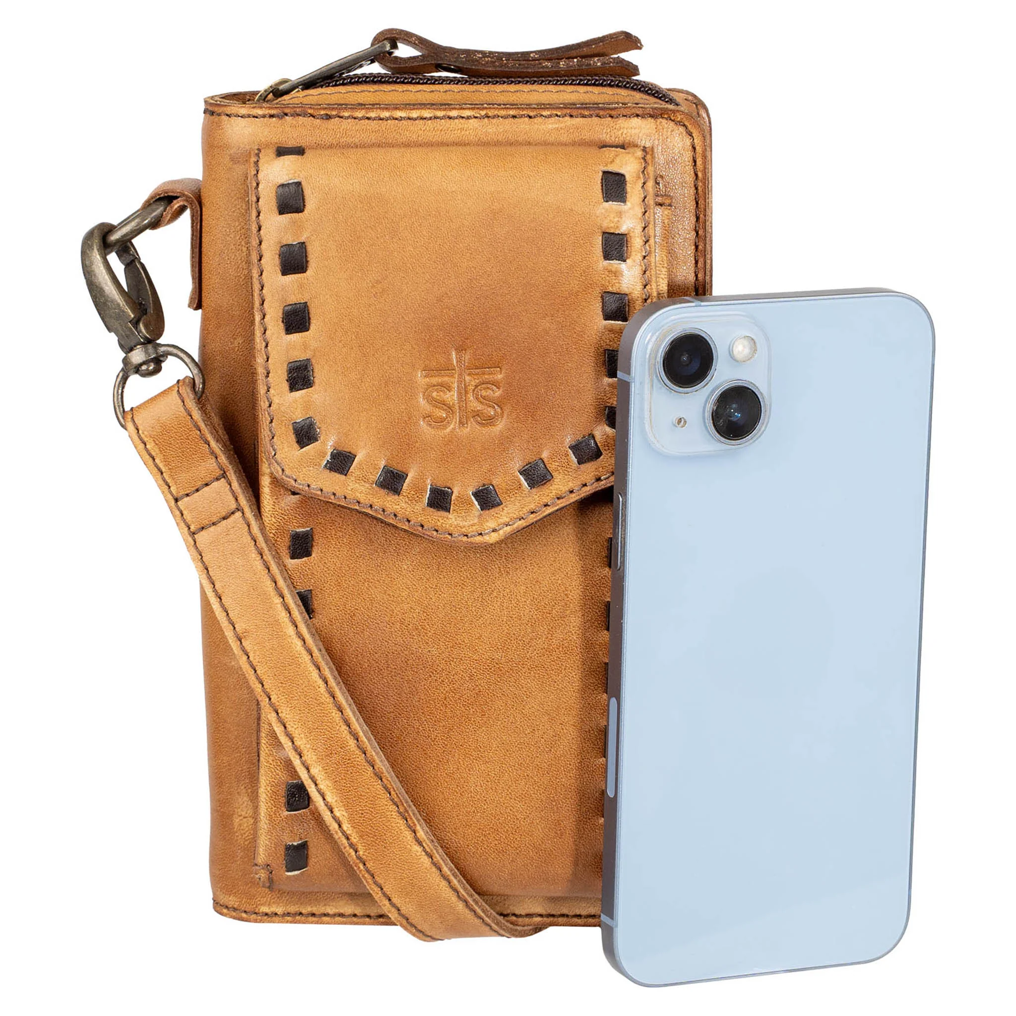 Bandera Tan Quickdraw Crossbody Wallet - Image 5