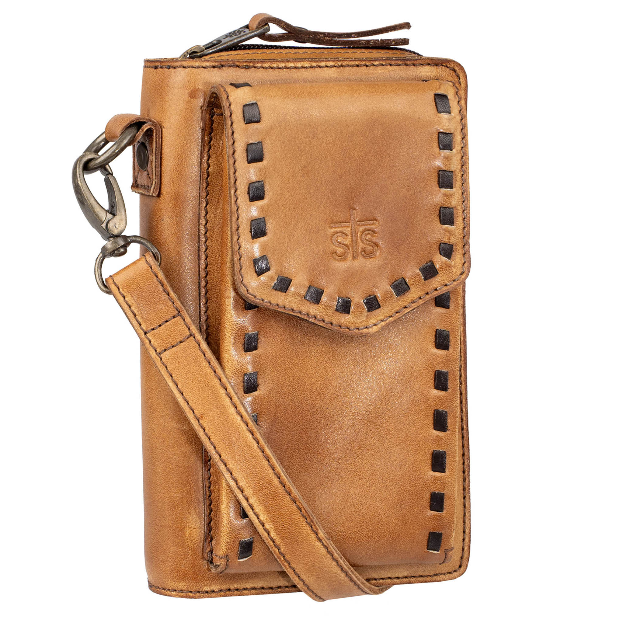 Bandera Tan Quickdraw Crossbody Wallet - Image 7