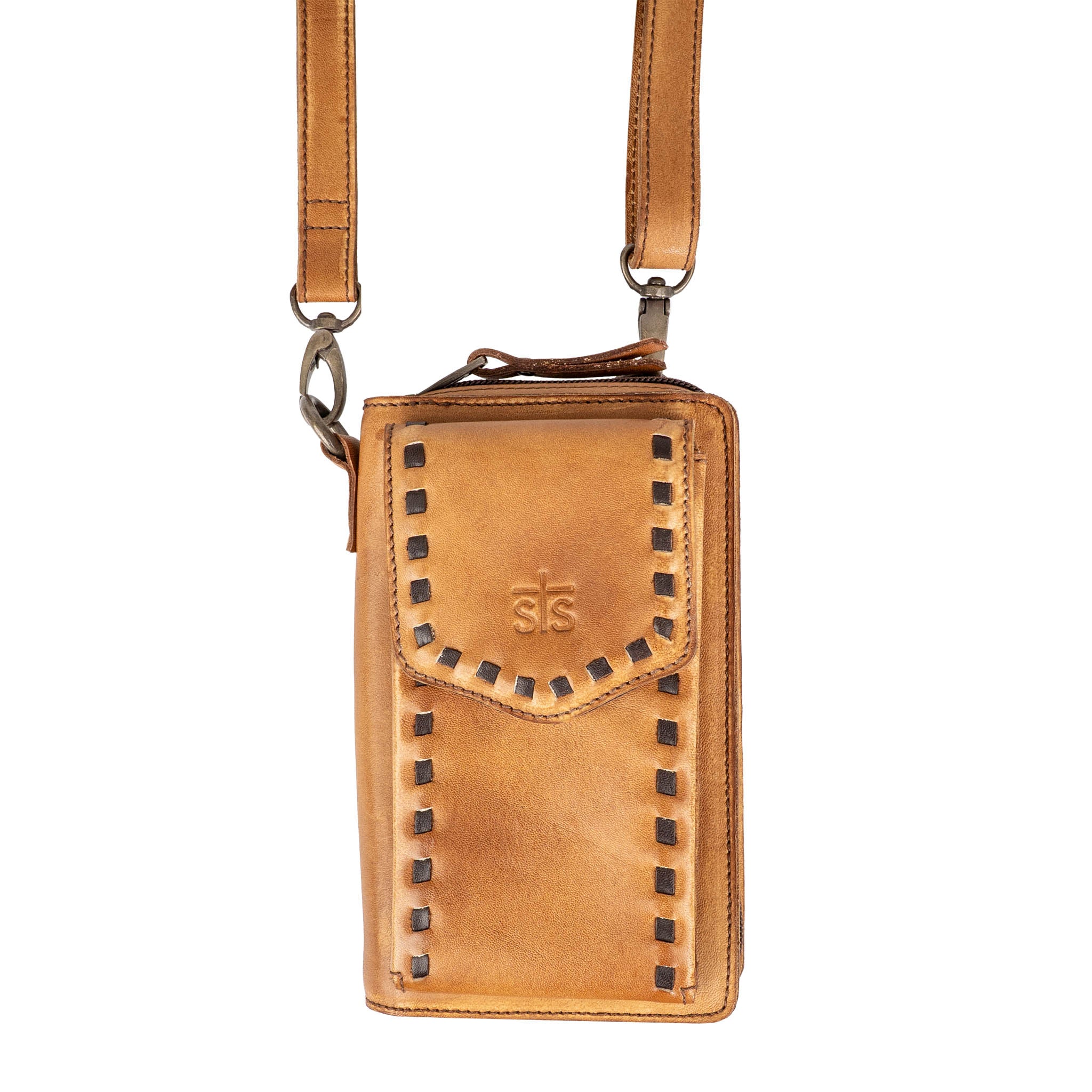 Bandera Tan Quickdraw Crossbody Wallet - Image 9