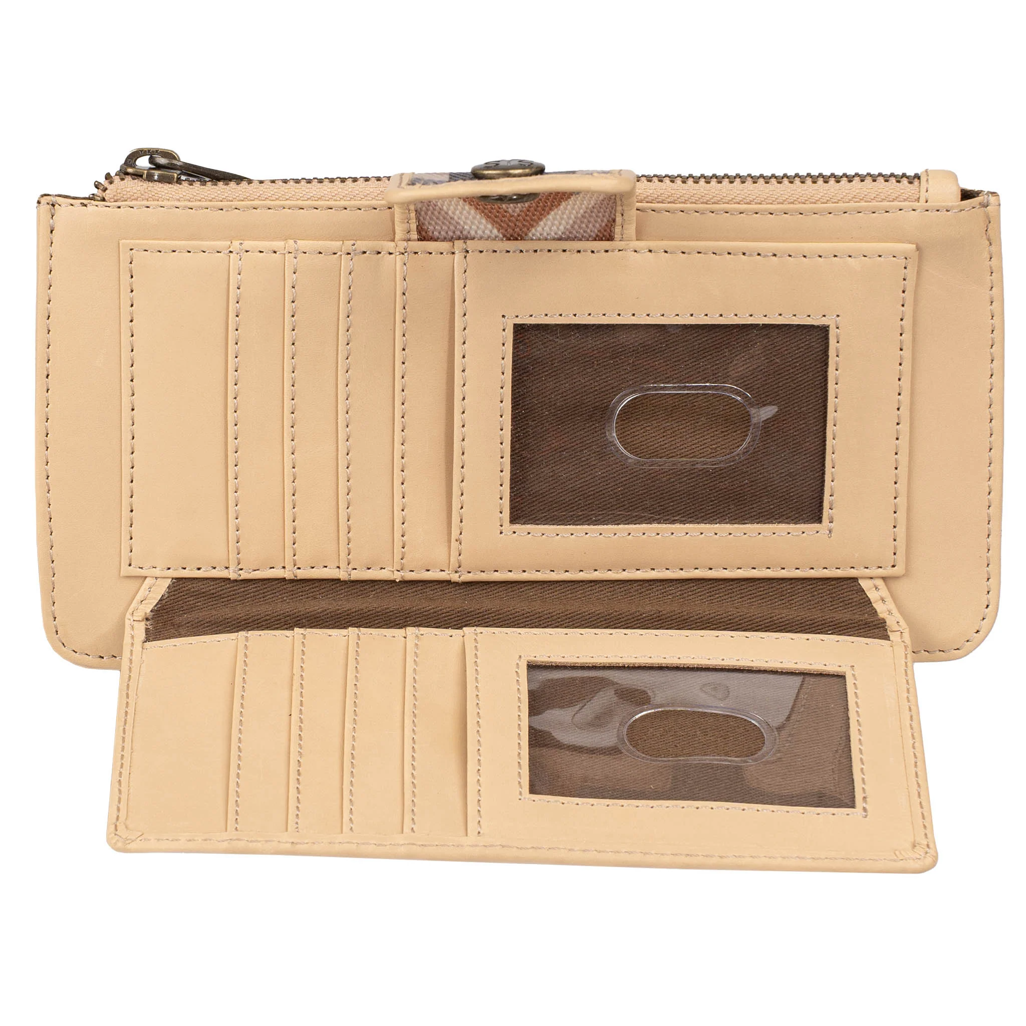 Basic Bliss Buckskin Haley Bifold Wristlet - Image 2