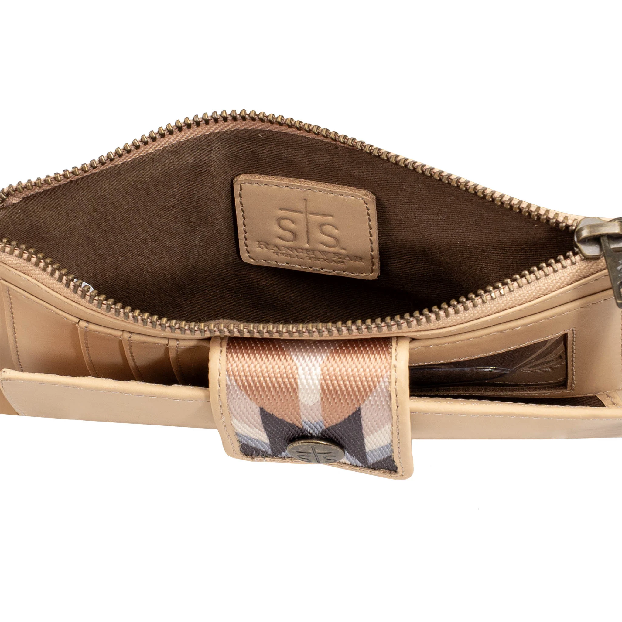 Basic Bliss Buckskin Haley Bifold Wristlet - Image 5