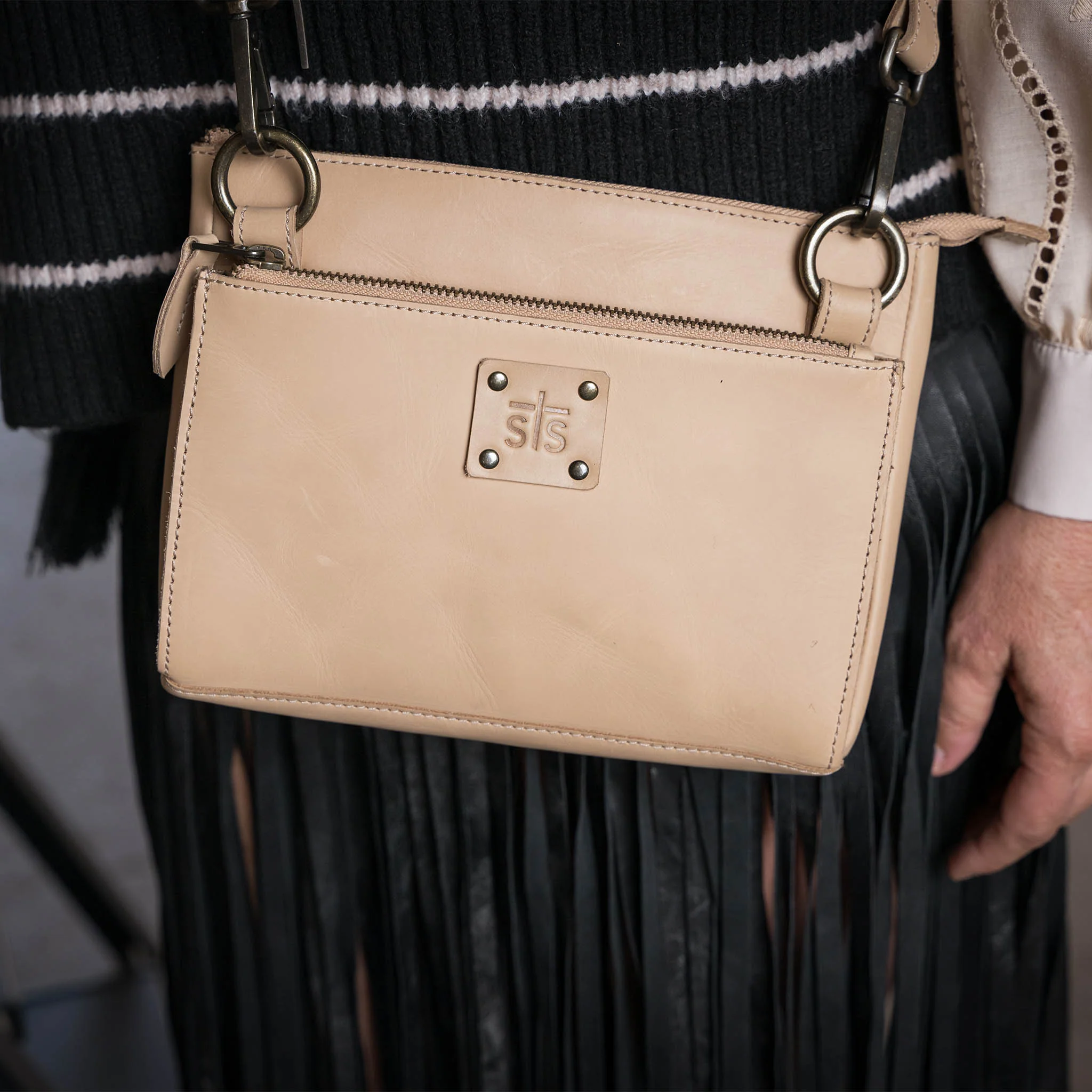 Basic Bliss Buckskin Lily Crossbody - Image 4