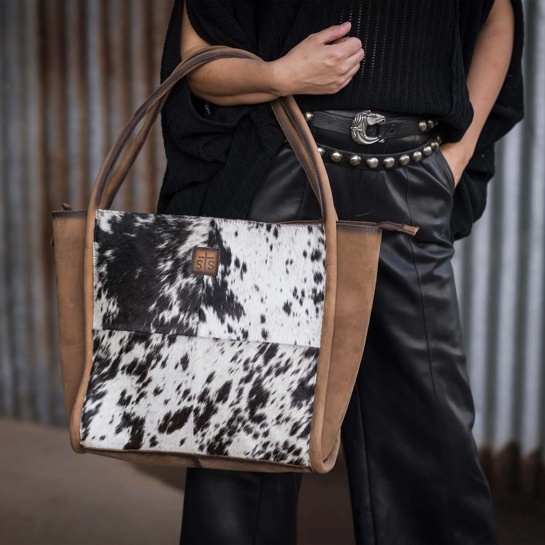 Cowhide Betty Tote - Image 2