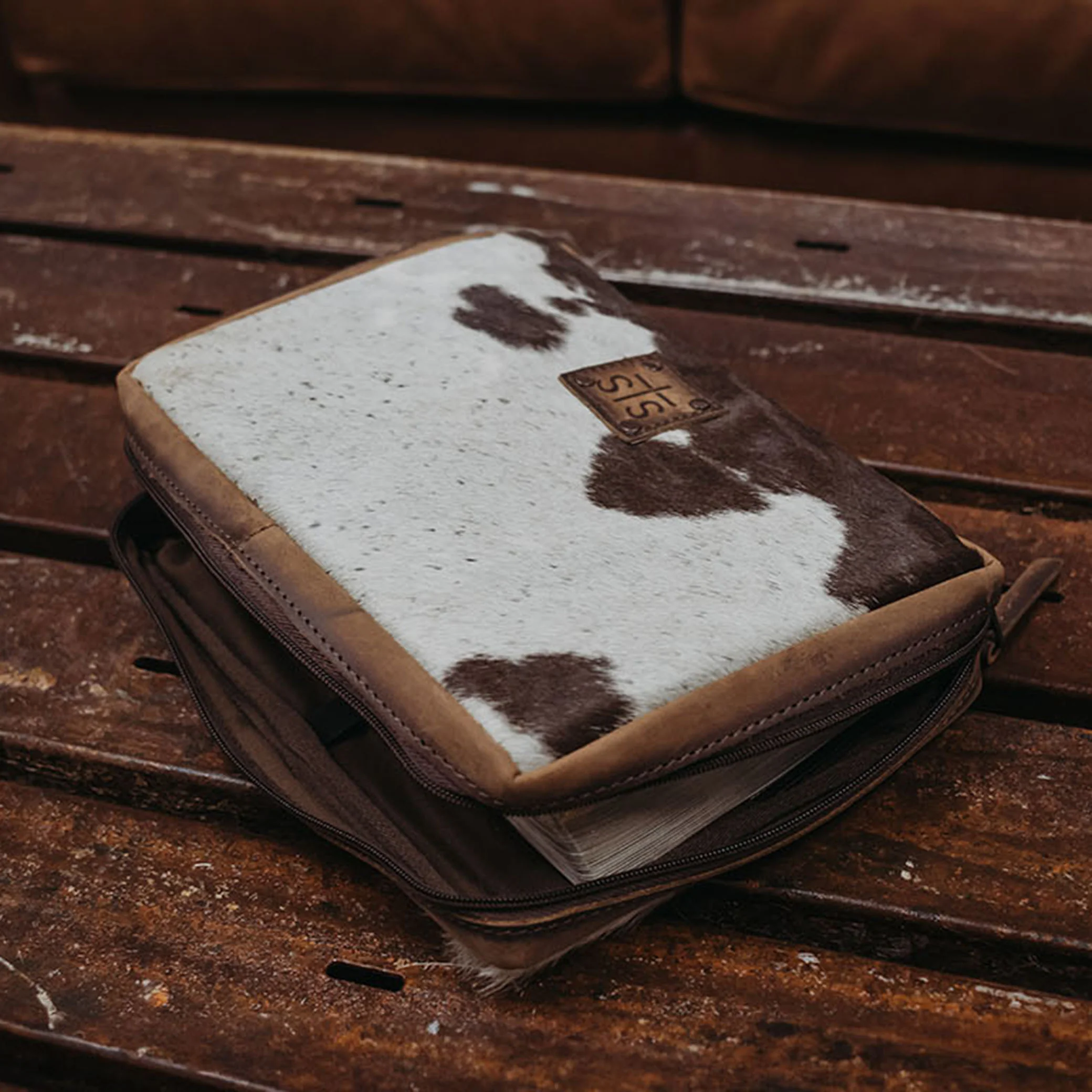 Cowhide Bible Cover - Image 6