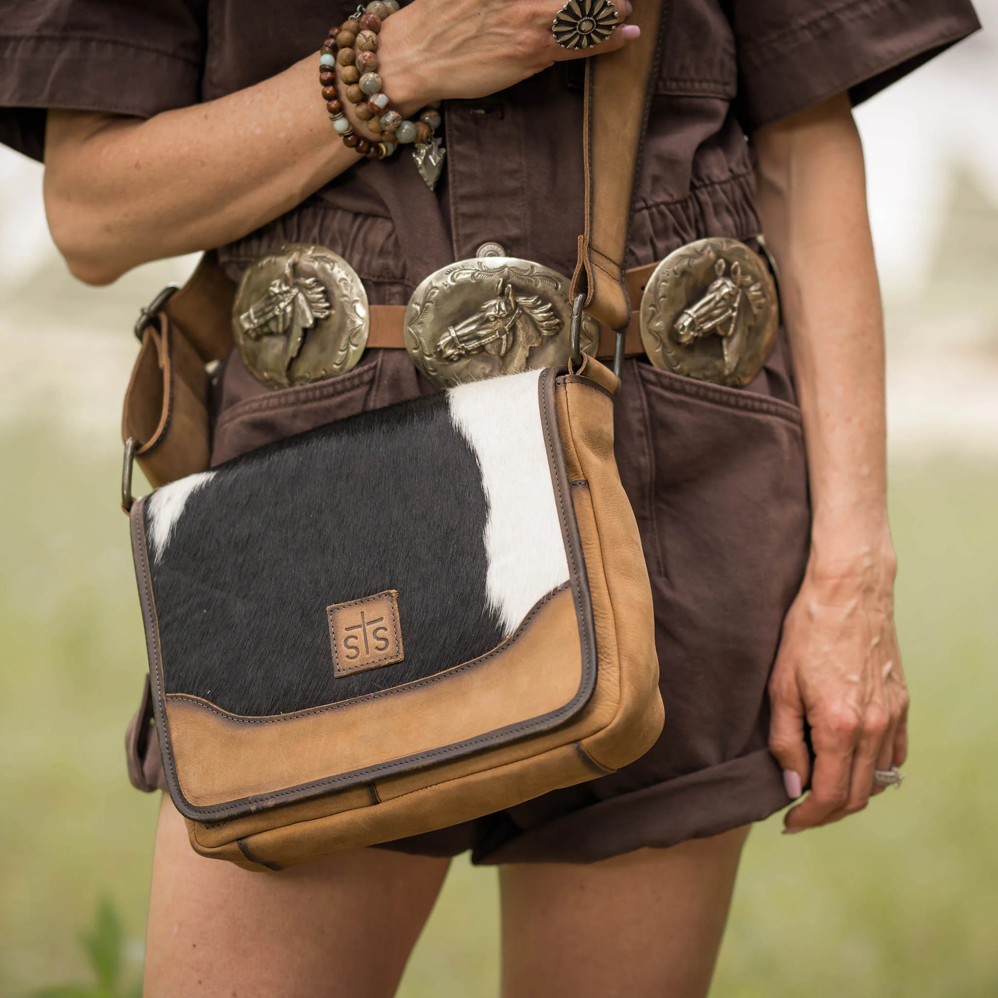 Cowhide Della Crossbody - Image 4
