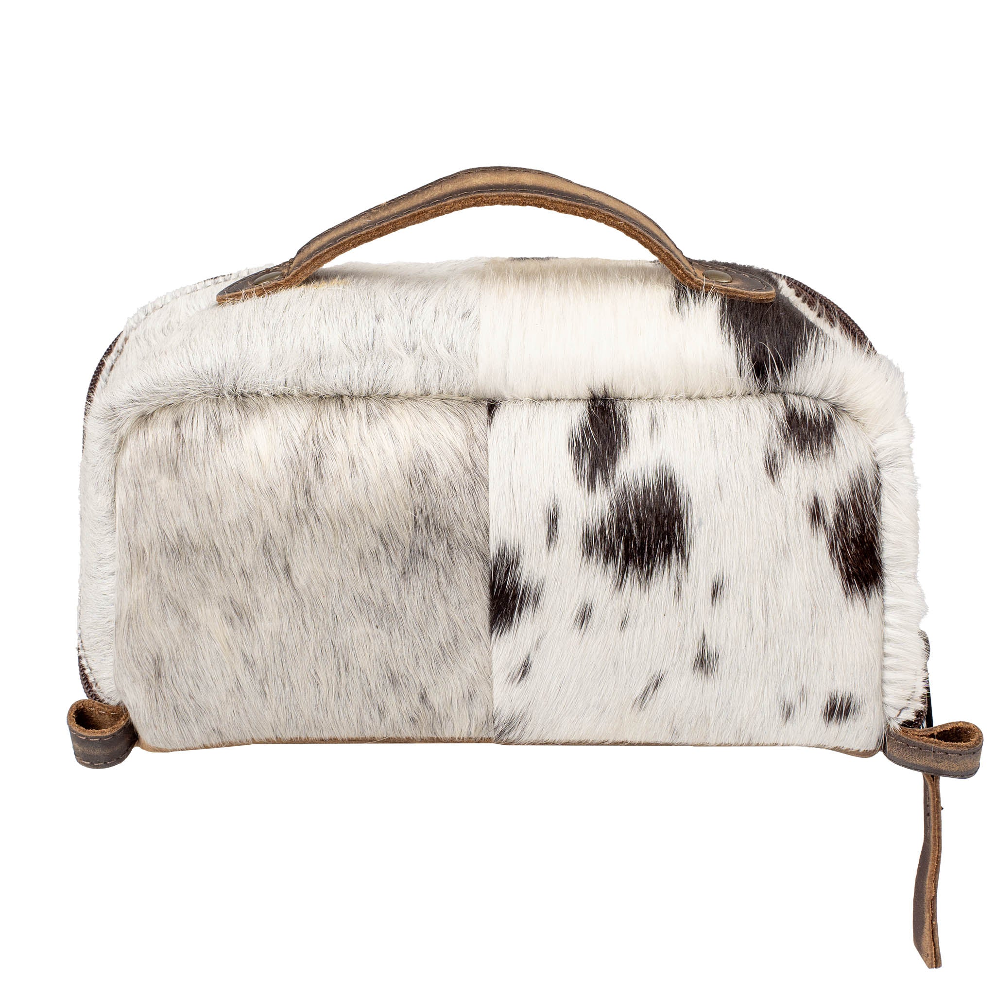 Cowhide Elise Makeup Bag - Image 4
