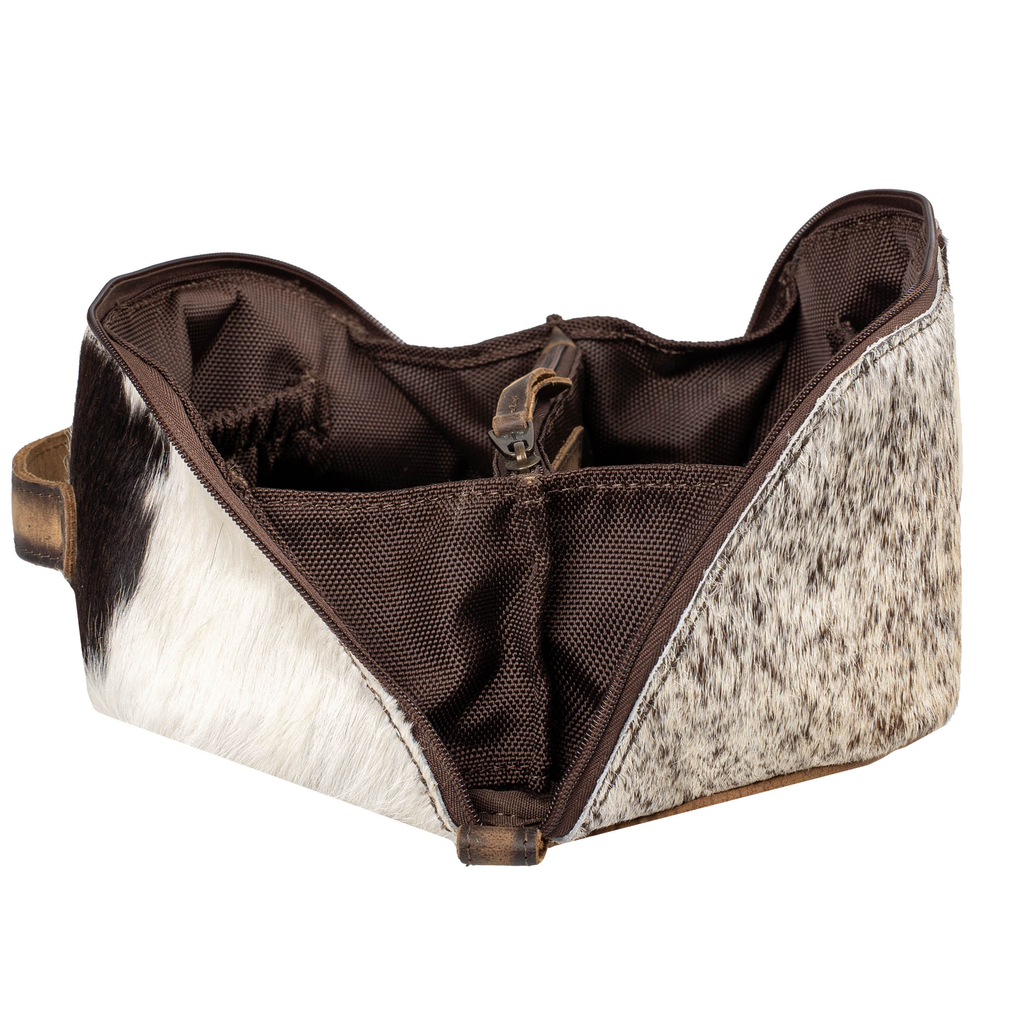 Cowhide Elise Makeup Bag - Image 7