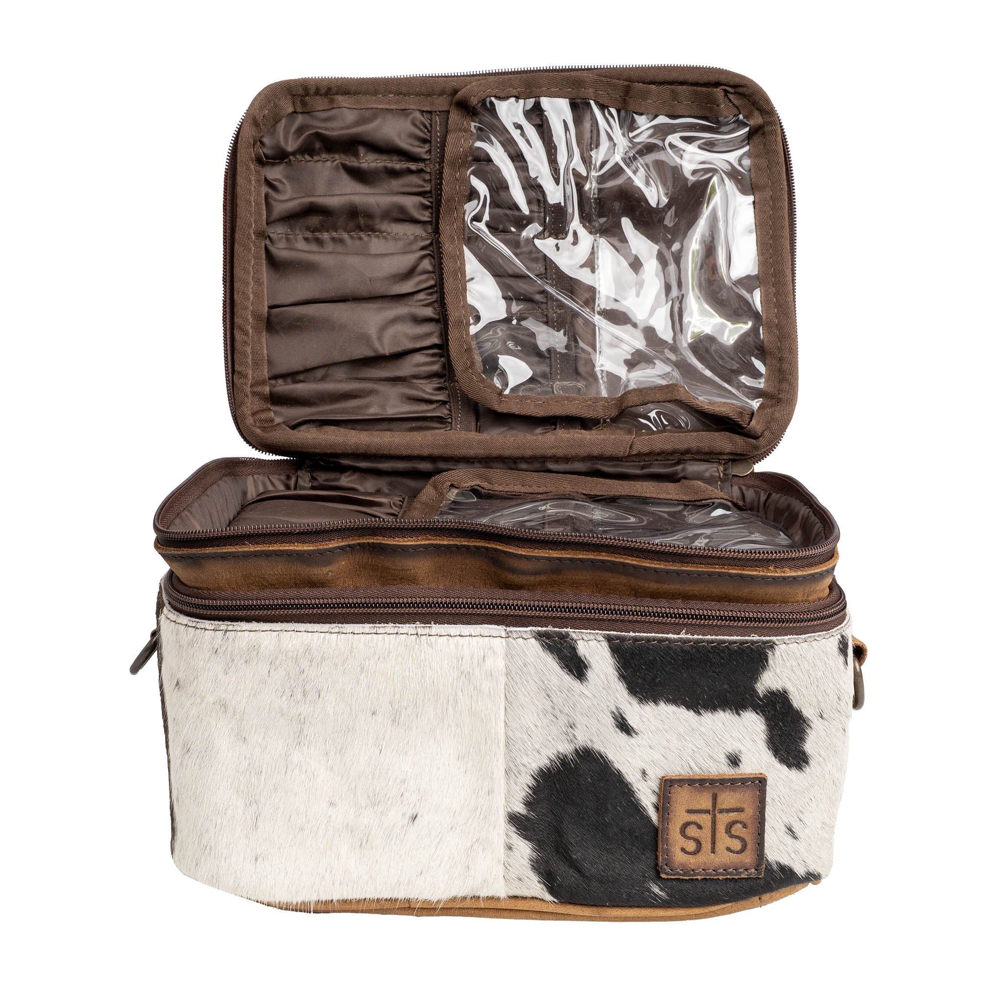 Cowhide Glamour Makeup Organizer - Image 4
