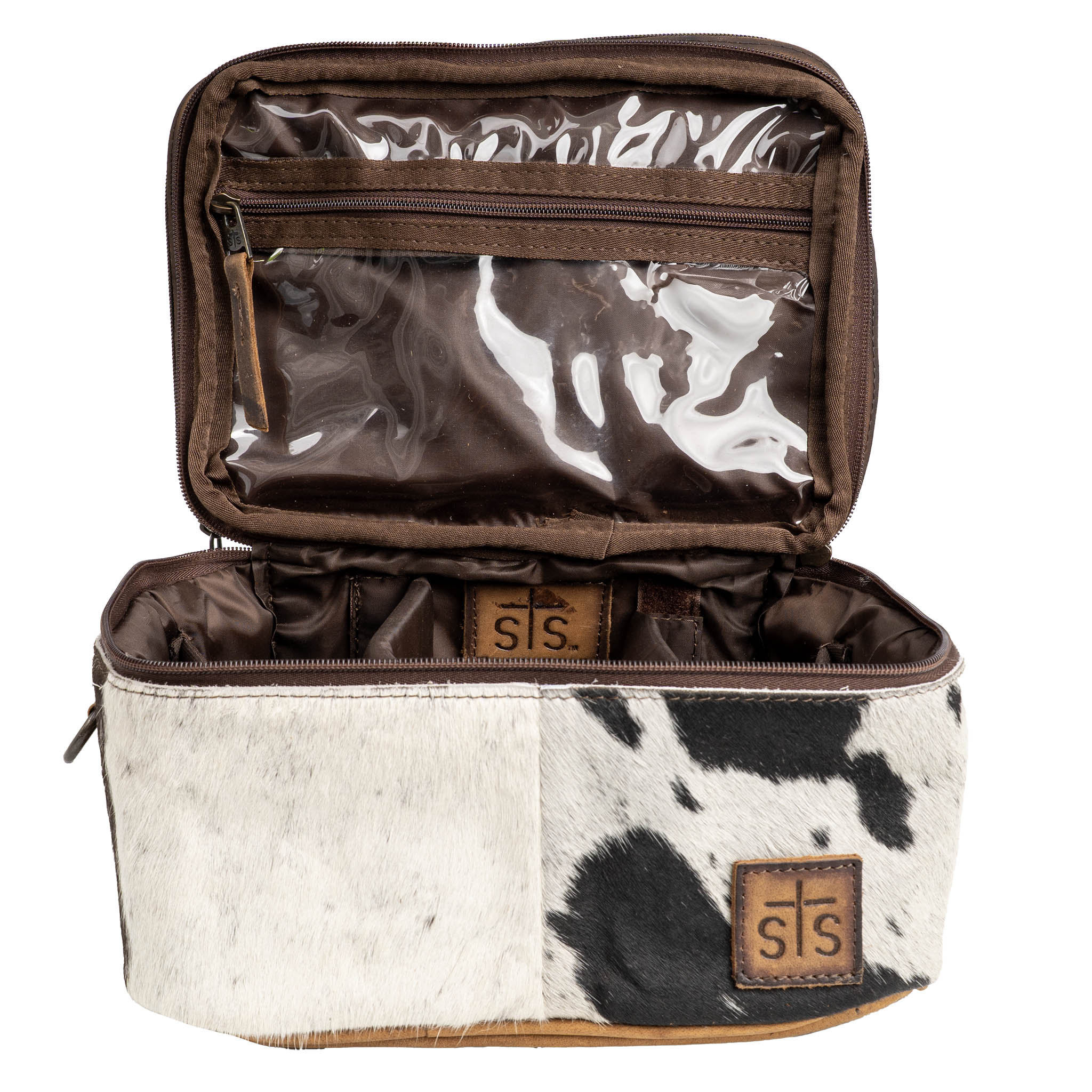 Cowhide Glamour Makeup Organizer - Image 5