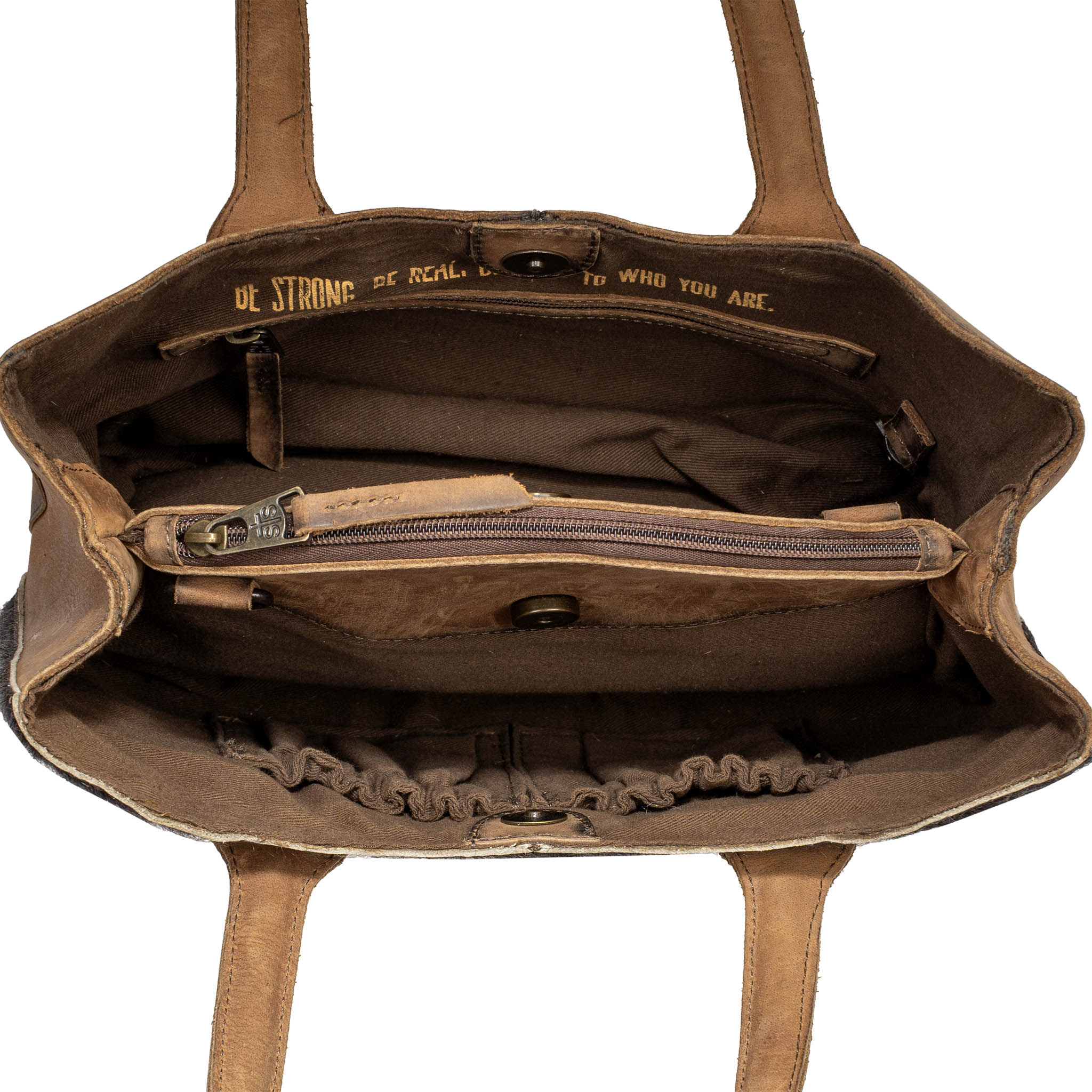 Cowhide Josie Satchel - Image 7