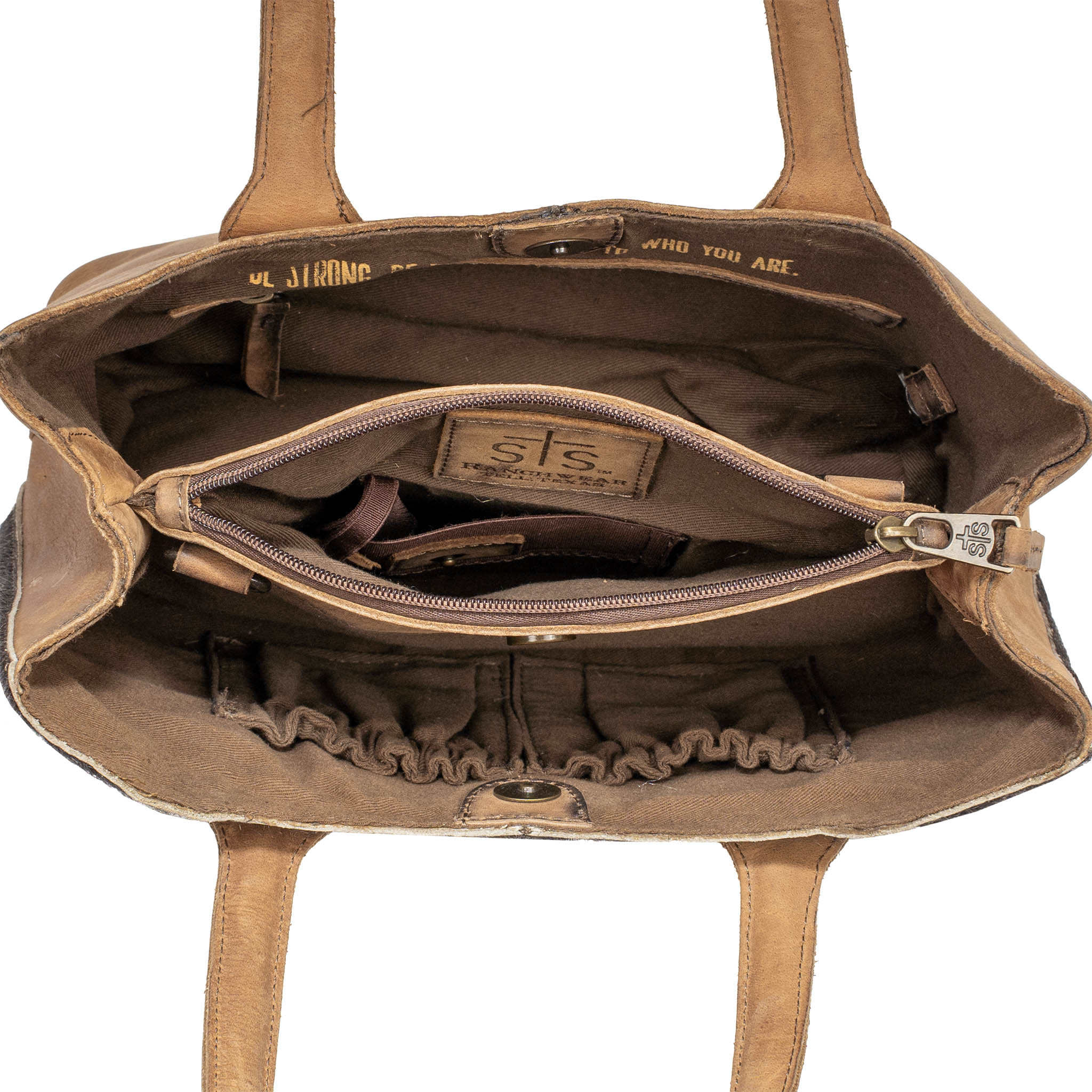 Cowhide Josie Satchel - Image 8