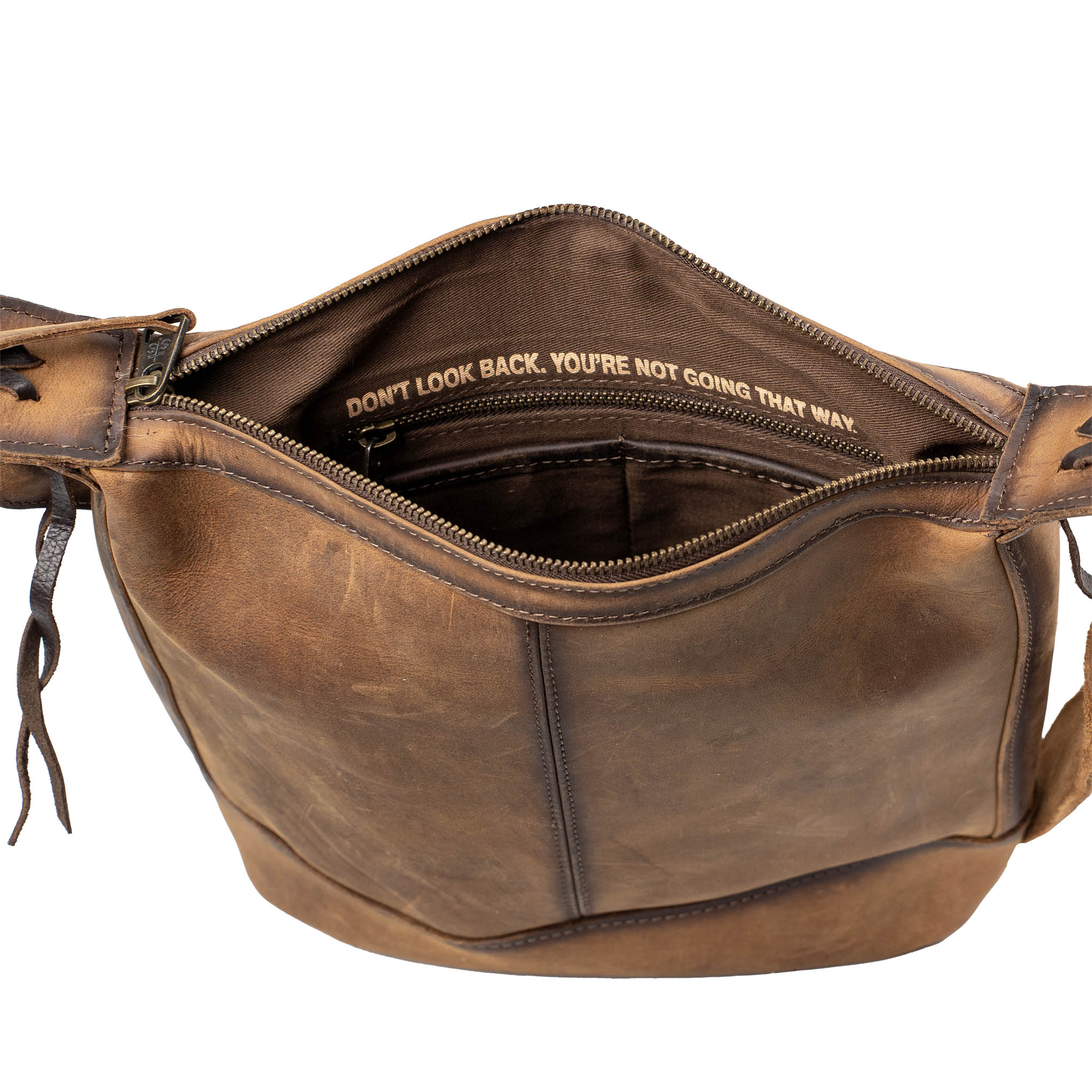Cowhide Mail Bag - Image 8