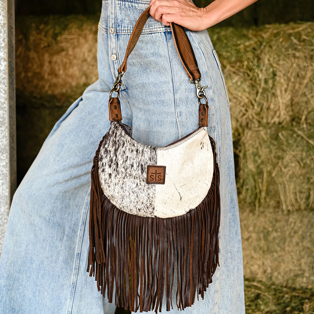 Cowhide Nellie Shoulder Bag - Image 6