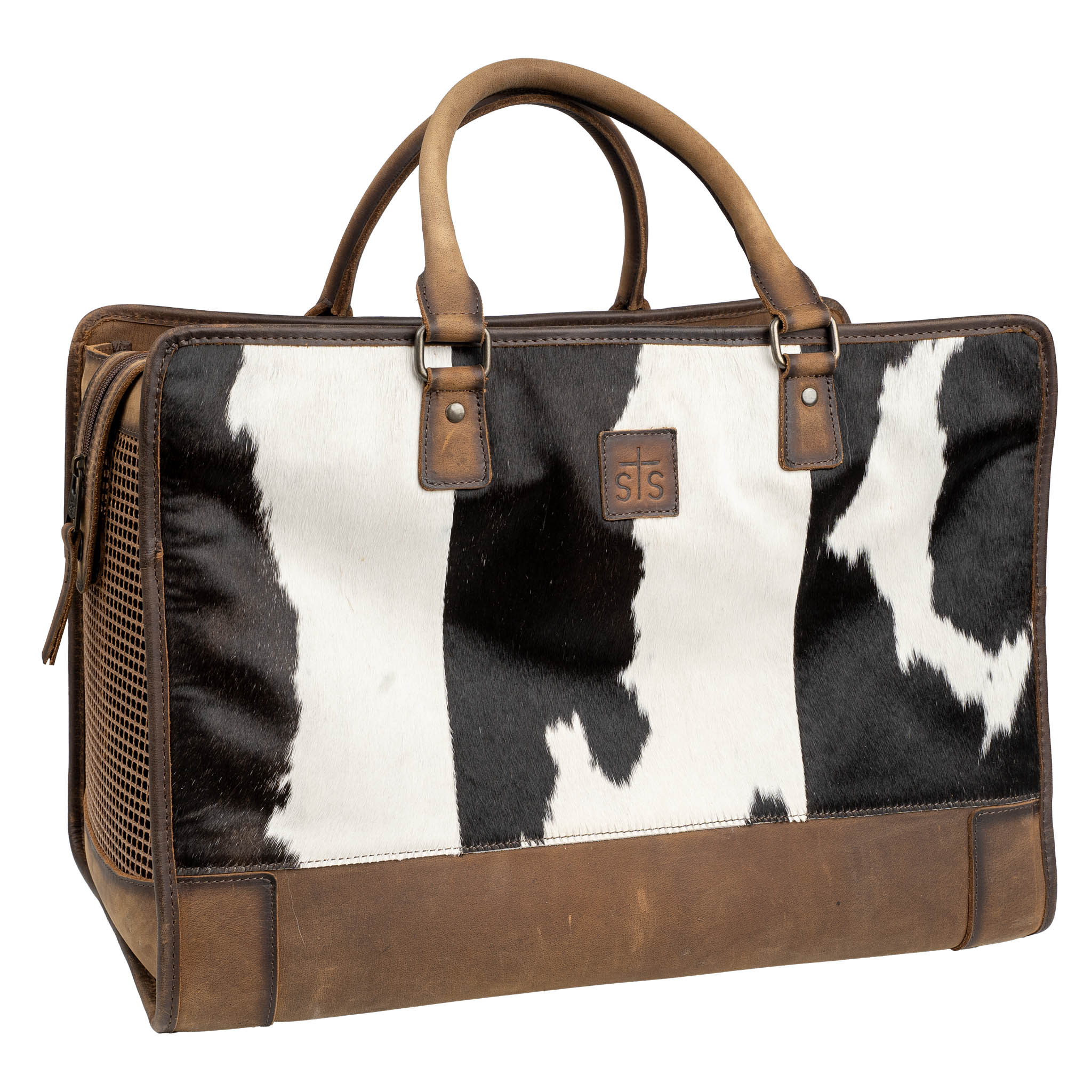 Cowhide Pet Carrier - Image 6