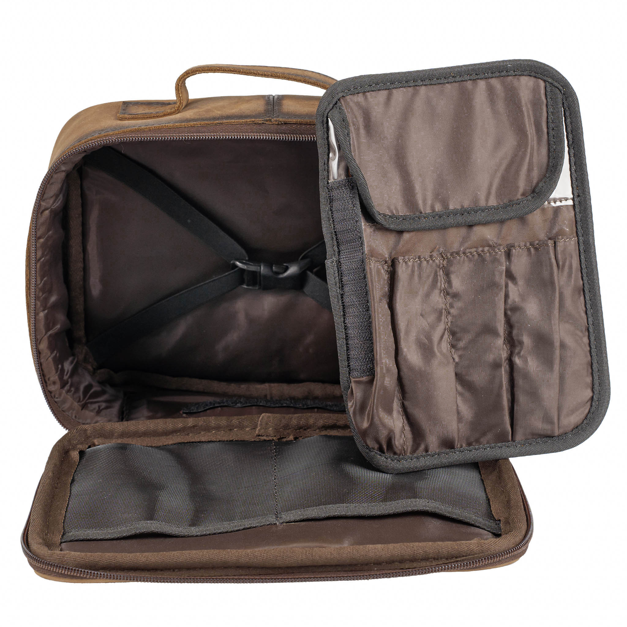 Cowhide Yukon Makeup Organizer - Image 5