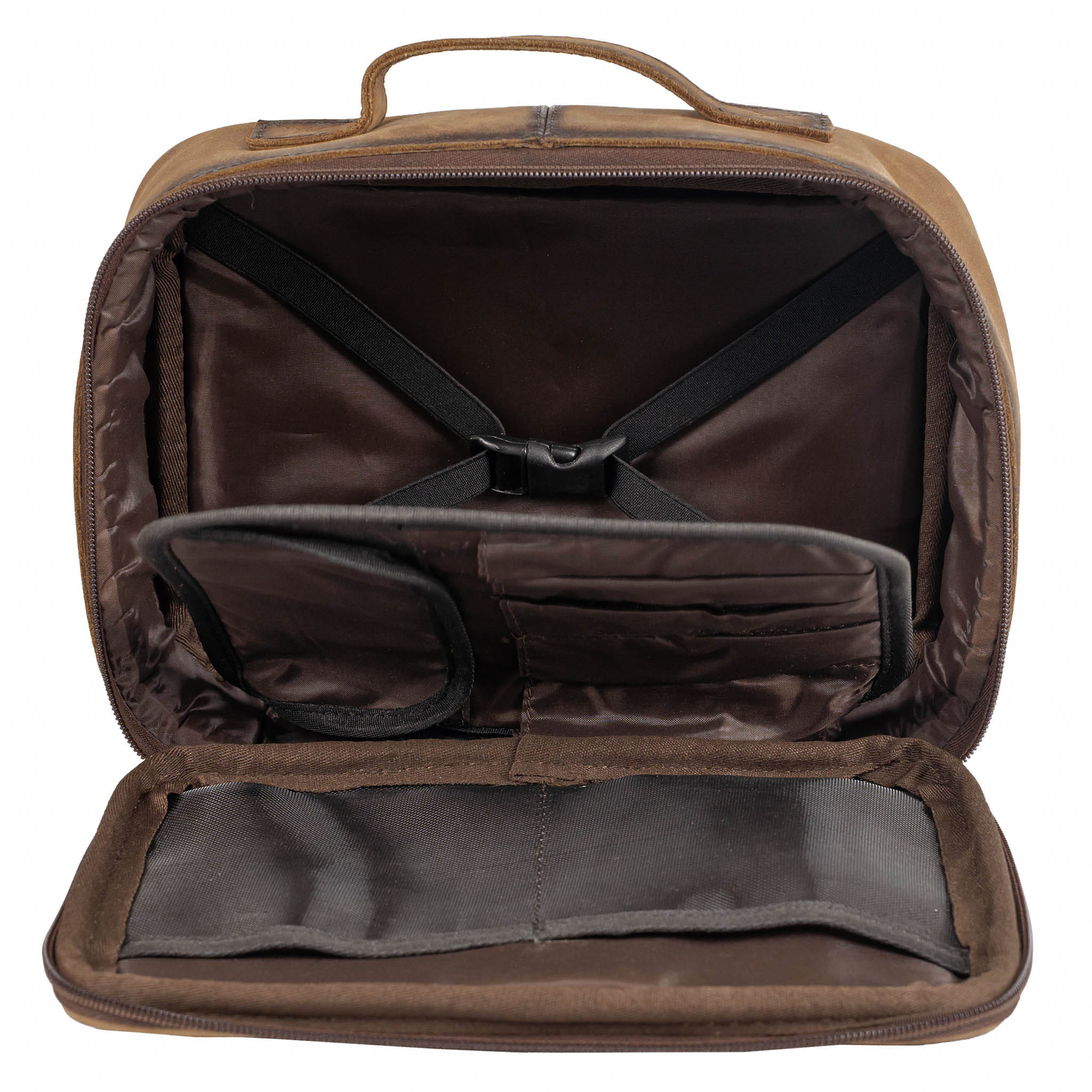 Cowhide Yukon Makeup Organizer - Image 6