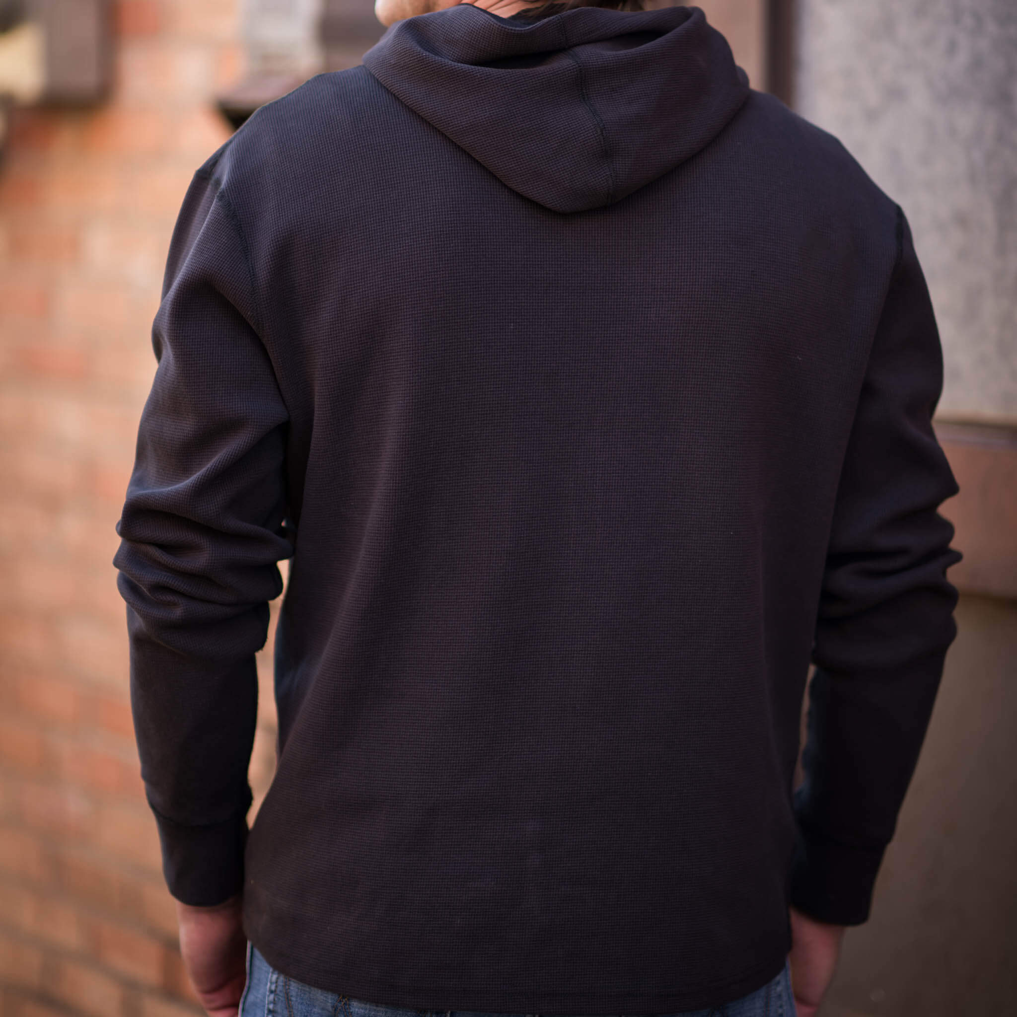 Men's Essential Hoodie - Black - Image 4