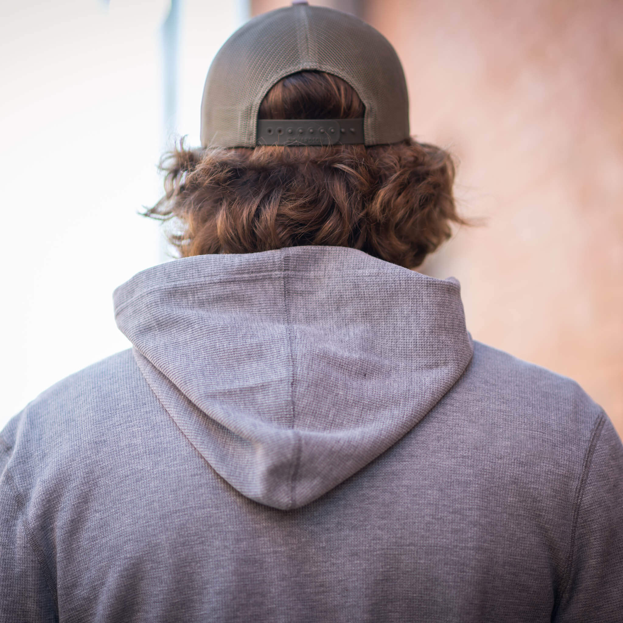 Men's Essential Hoodie - Heather Gray - Image 5