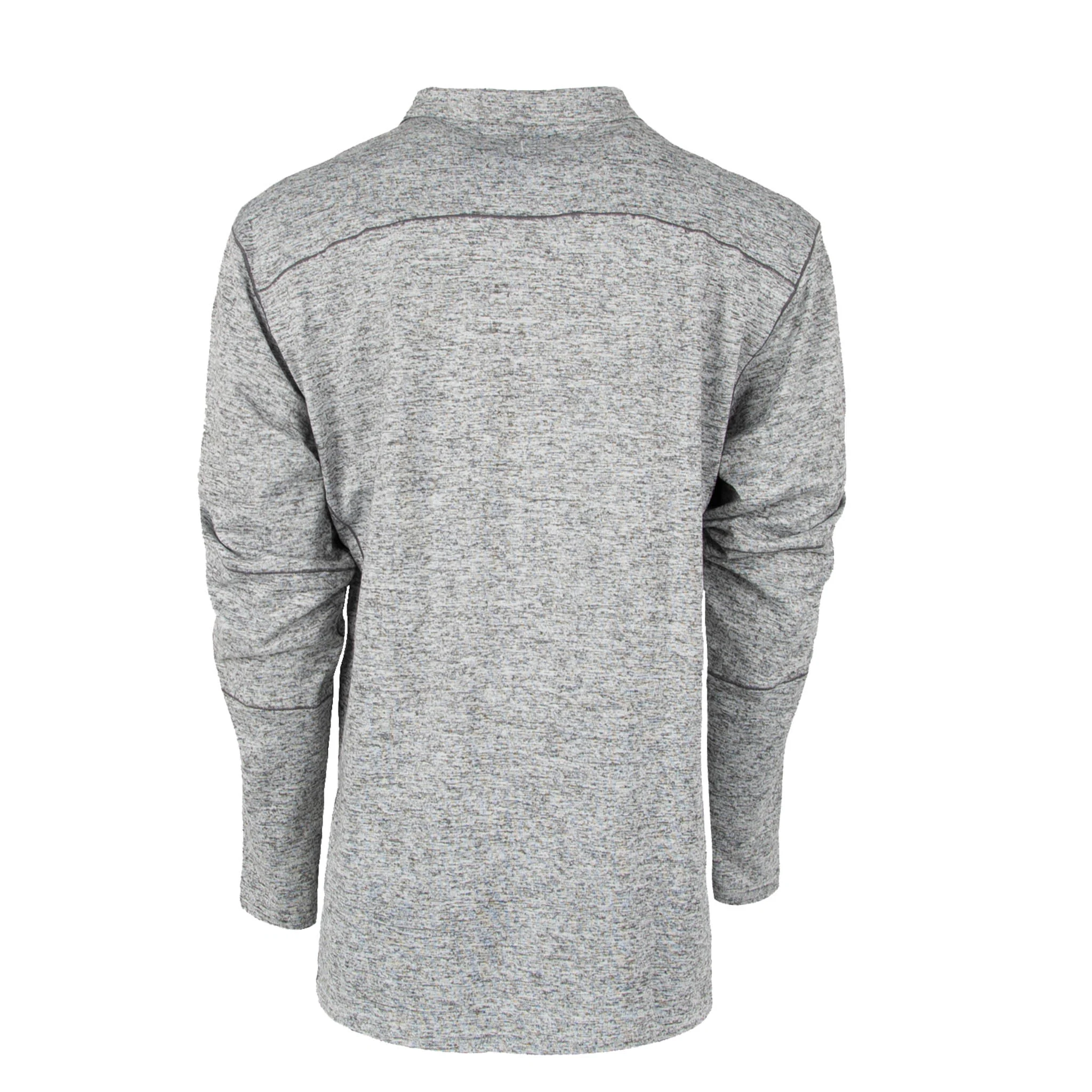 Men's Quarter Zip Pullover - Heather Gray - Image 3