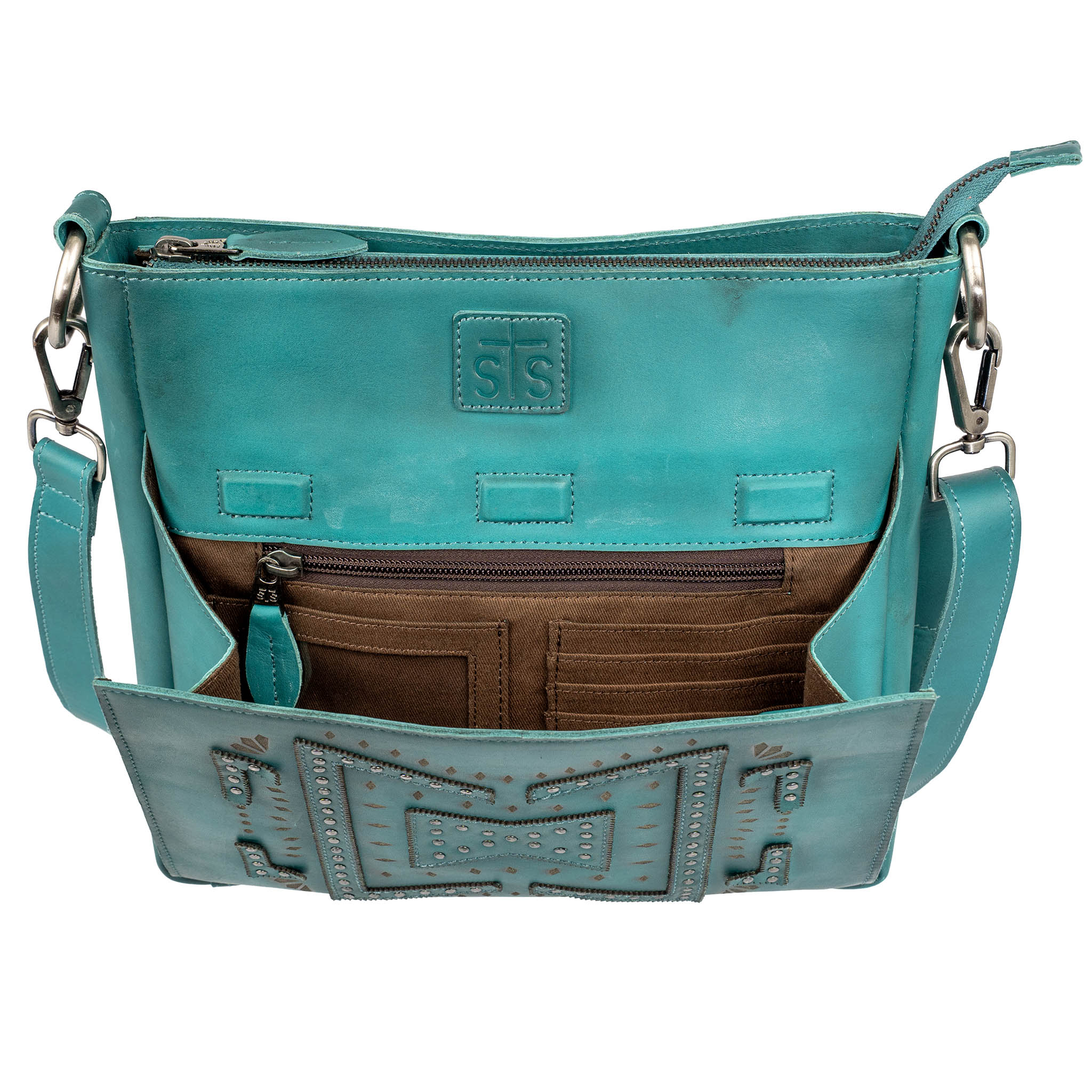 Wayfarer Turquoise Olivia Crossbody - Image 6