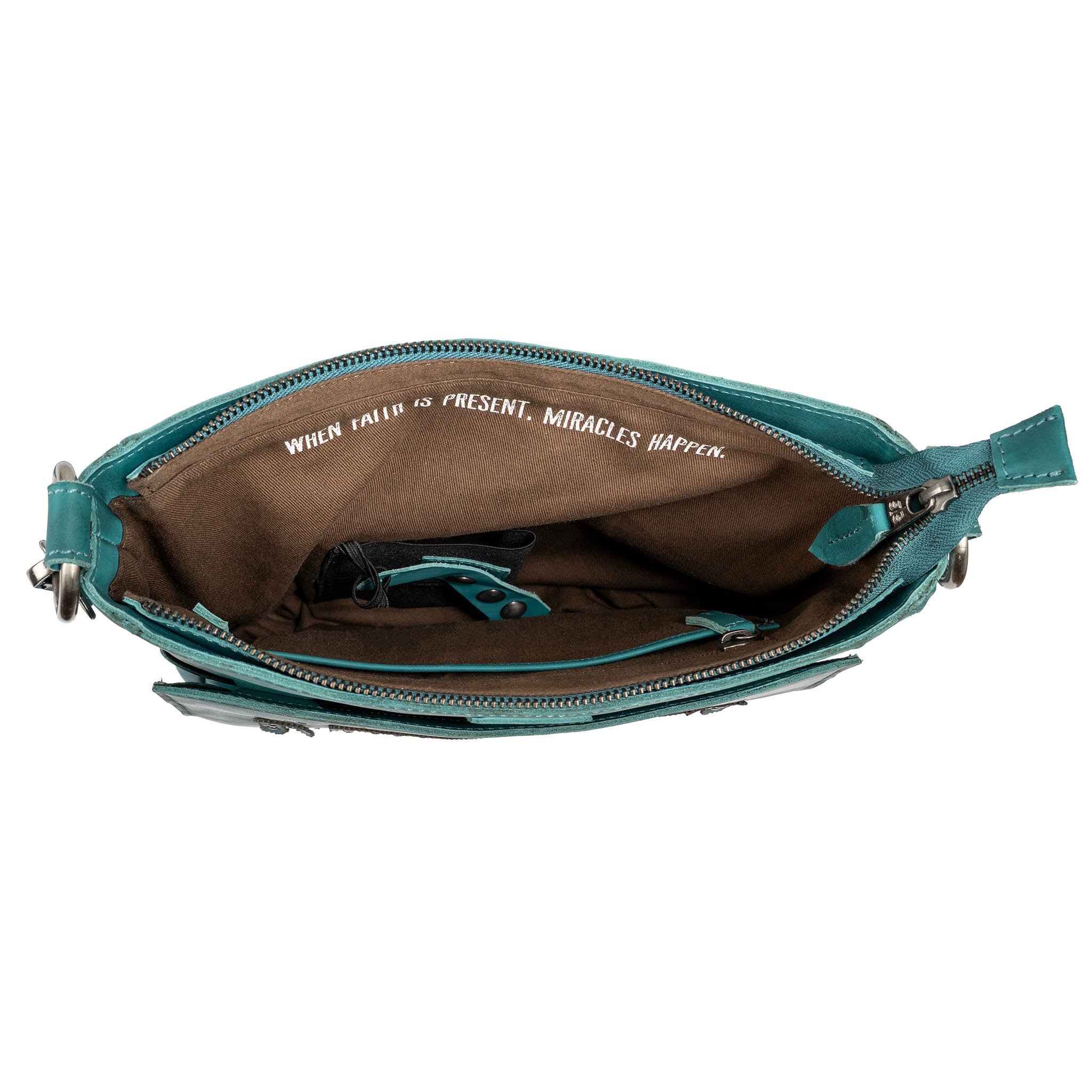 Wayfarer Turquoise Olivia Crossbody - Image 9