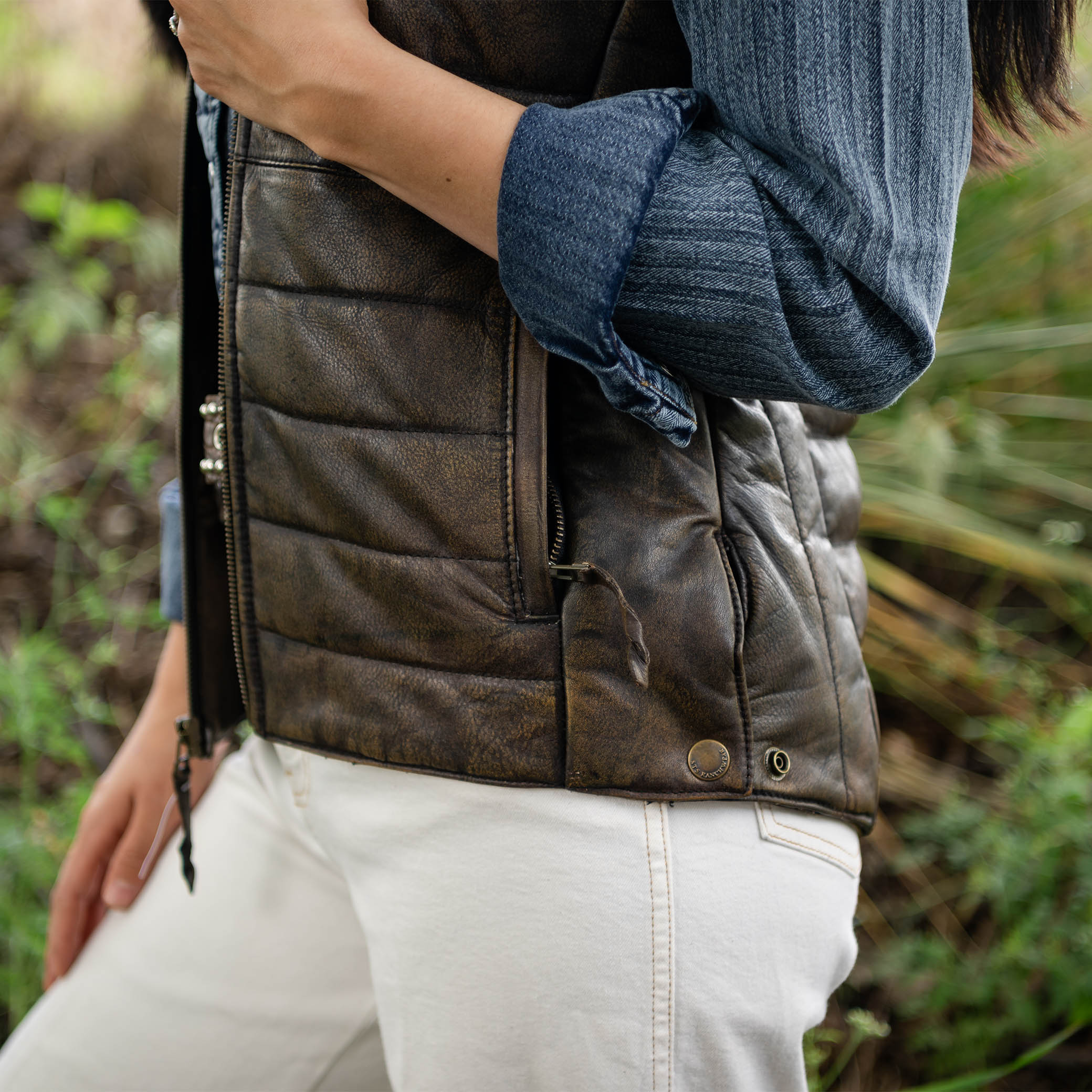 Women's Adalyn Vest - Tobacco Brown - Image 5